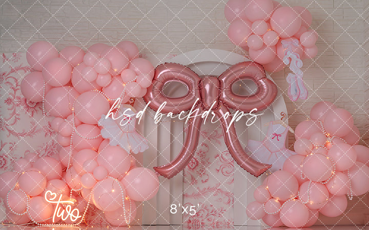 Two Cute Coquette Cake Smash - HSD Photography Backdrops