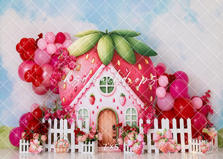 Strawberry Celebration - HSD Photography Backdrops