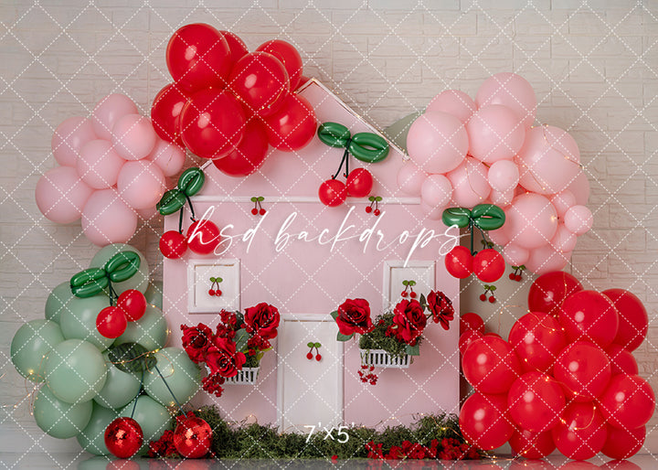 Charming Cherry Cottage - HSD Photography Backdrops