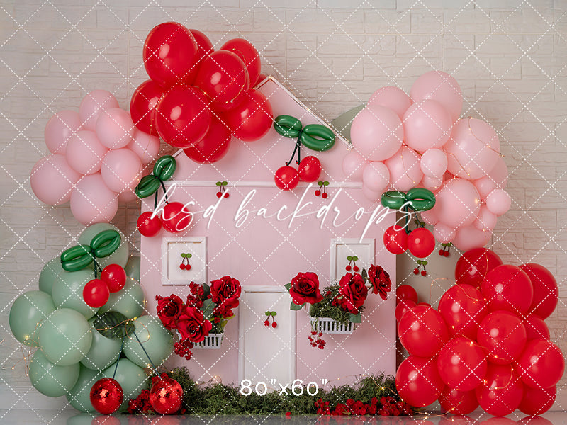 Charming Cherry Cottage - HSD Photography Backdrops