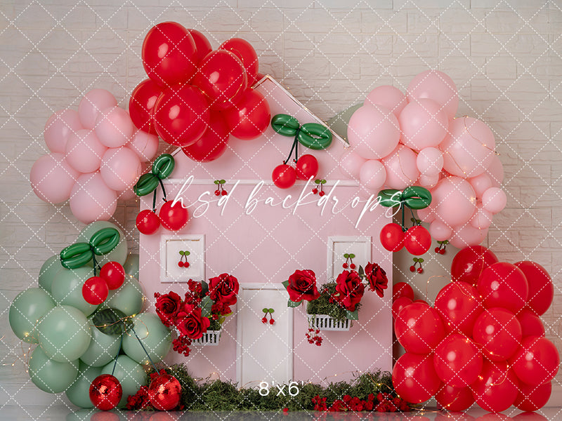 Charming Cherry Cottage - HSD Photography Backdrops