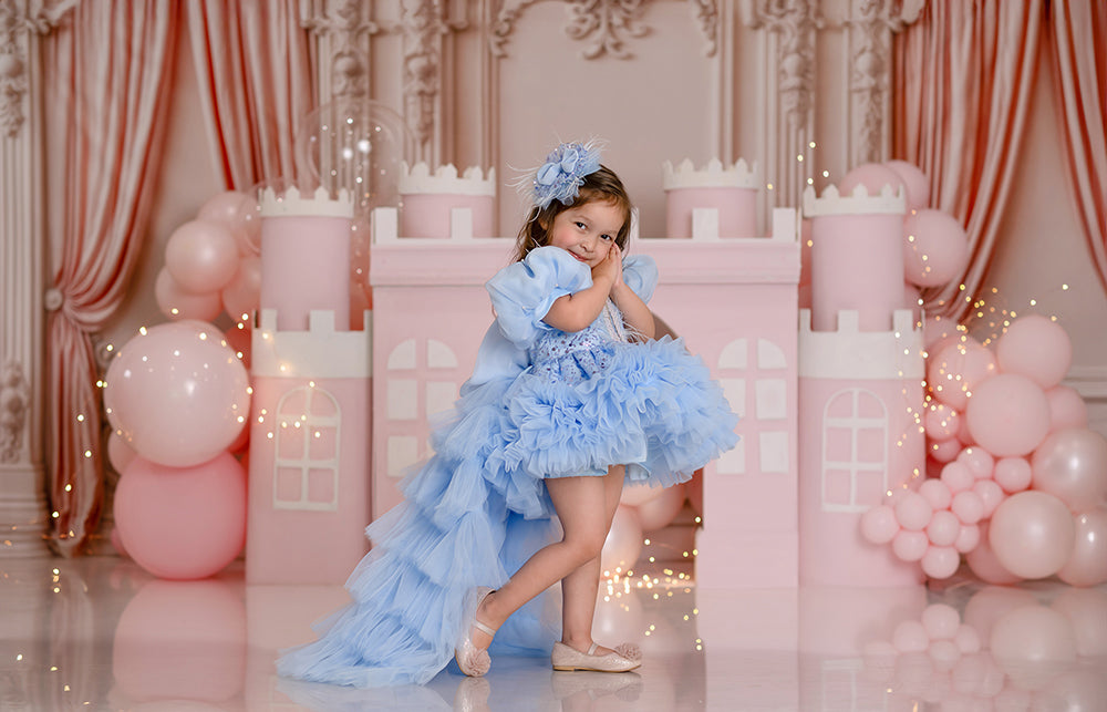 Coquette Princess Castle Cake Smash - HSD Photography Backdrops
