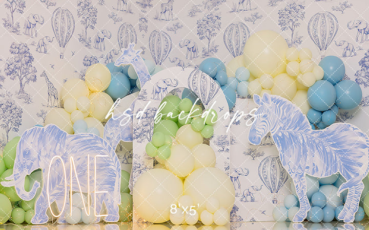 Safari Celebration (ONE) Cake Smash - HSD Photography Backdrops