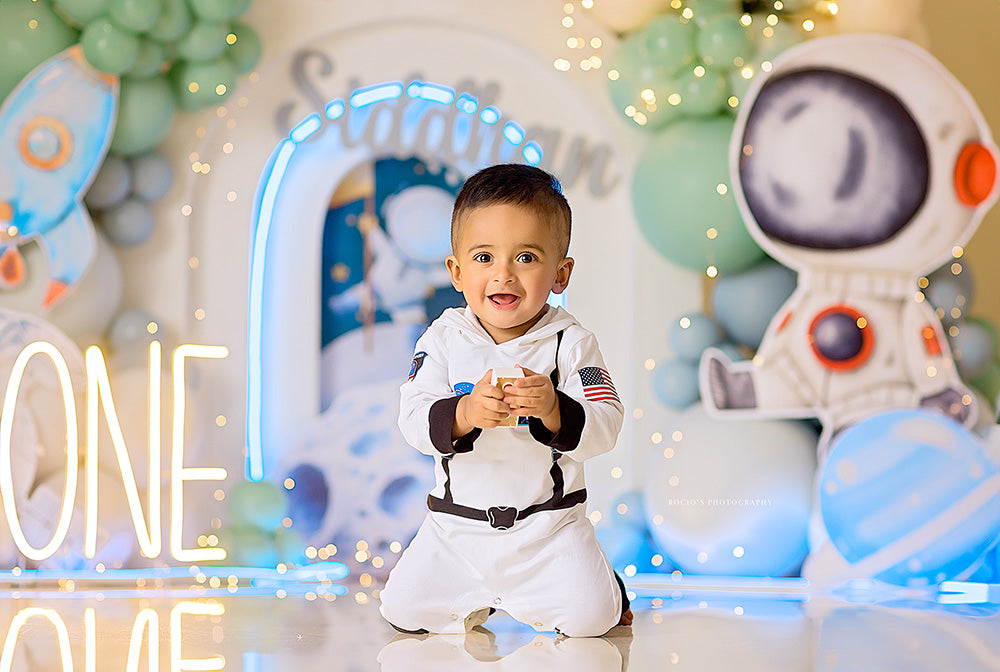 Space Explorer Cake Space - HSD Photography Backdrops