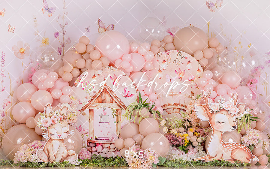 Woodland Whimsy Cake Smash - HSD Photography Backdrops