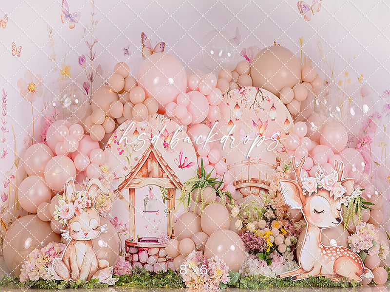 Woodland Whimsy Cake Smash - HSD Photography Backdrops