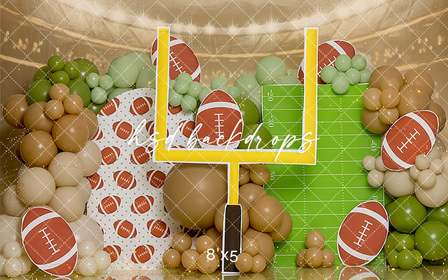 Kickoff Party Cake Smash - HSD Photography Backdrops