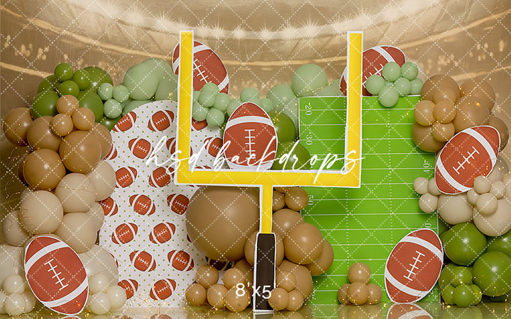 Kickoff Party Cake Smash - HSD Photography Backdrops