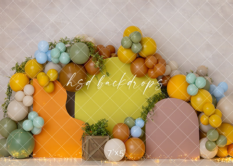 Wild Adventure Arches Cake Smash - HSD Photography Backdrops