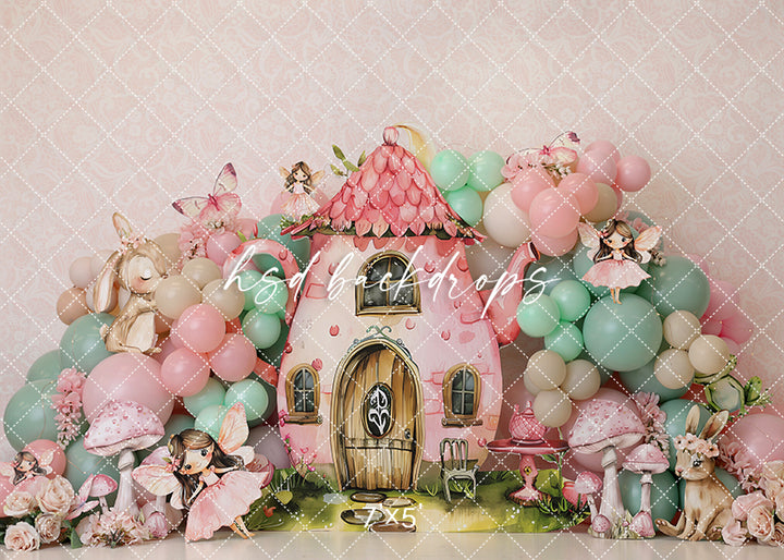 Fairy First Tea Party - HSD Photography Backdrops