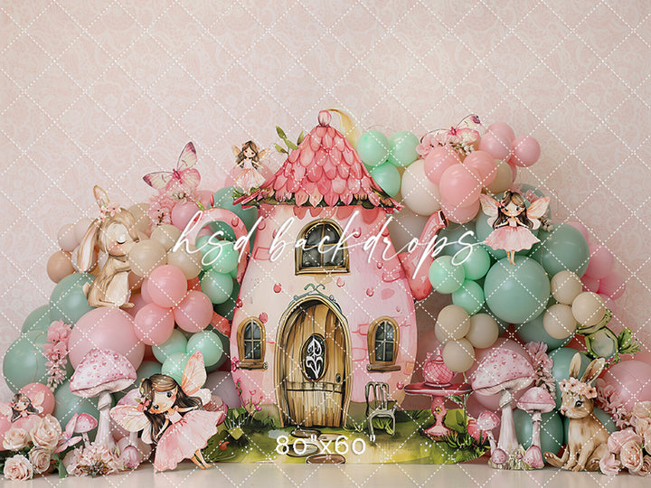 Fairy First Tea Party - HSD Photography Backdrops