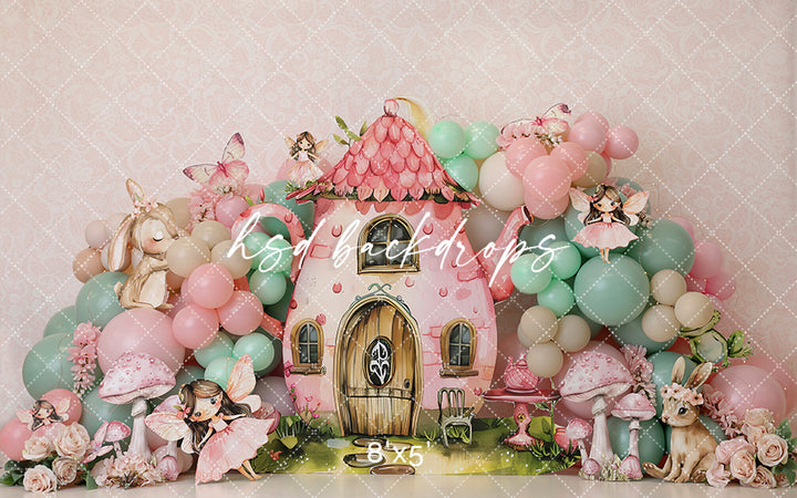 Fairy First Tea Party - HSD Photography Backdrops