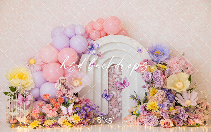 Garden of Dreams Cake Smash - HSD Photography Backdrops
