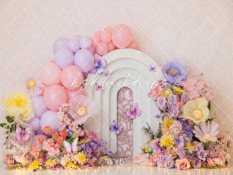 Garden of Dreams Cake Smash - HSD Photography Backdrops