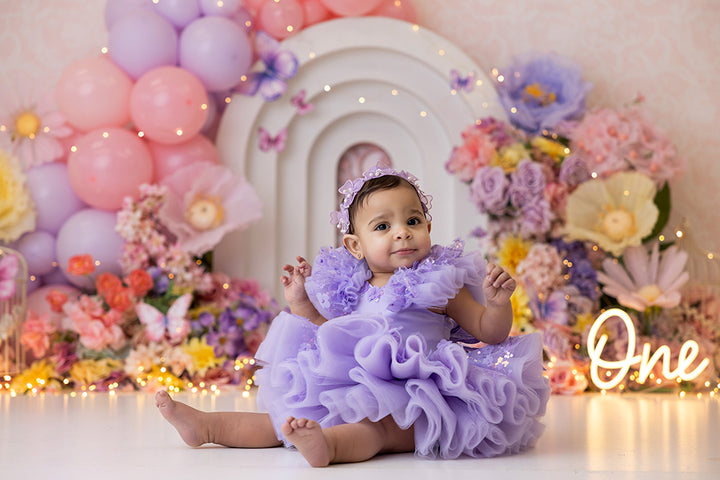 Garden of Dreams Cake Smash - HSD Photography Backdrops