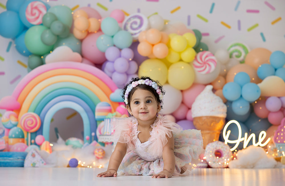 Heavenly Delights Cake Smash - HSD Photography Backdrops