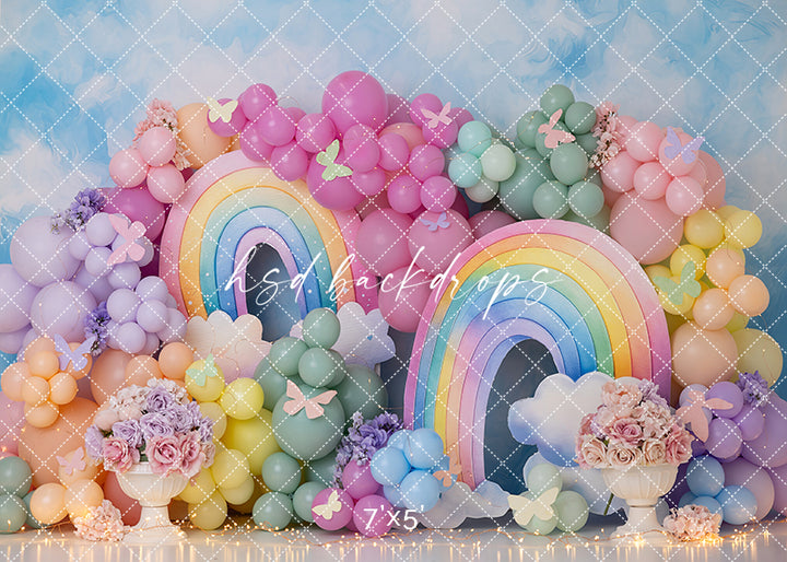 Color Me Happy Cake Smash - HSD Photography Backdrops