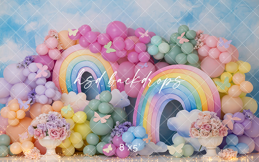 Color Me Happy Cake Smash - HSD Photography Backdrops