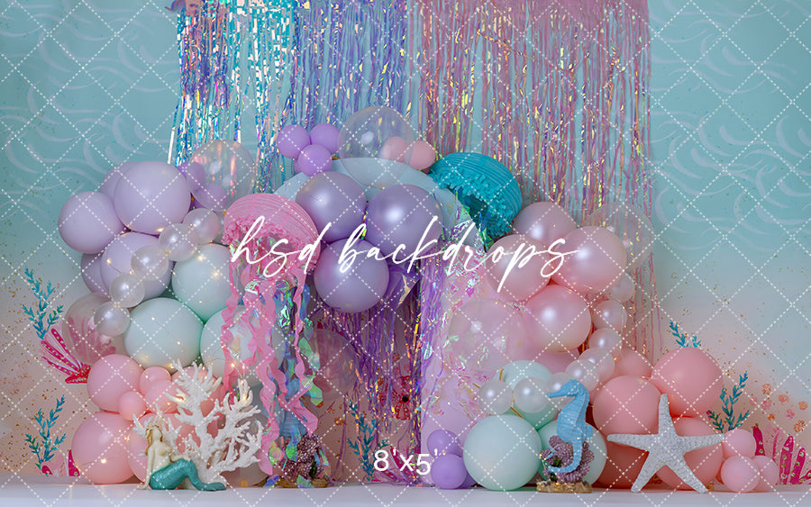 Pretty Pastel Sea - HSD Photography Backdrops