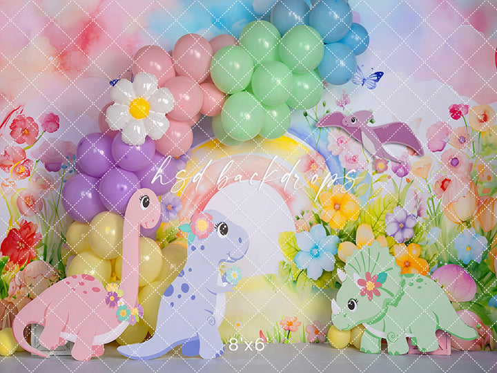 Whimsical Dinosaur World