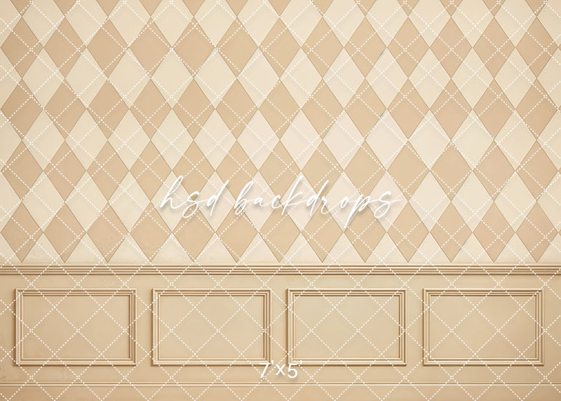 Classic Cream Harlequin Wall