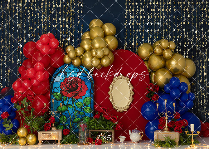 Enchanted Rose Ballroom – Beauty & the Beast Inspired Backdrop