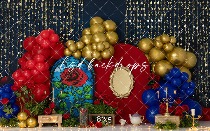 Enchanted Rose Ballroom – Beauty & the Beast Inspired Backdrop