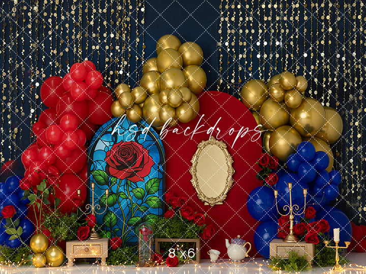 Enchanted Rose Ballroom – Beauty & the Beast Inspired Backdrop
