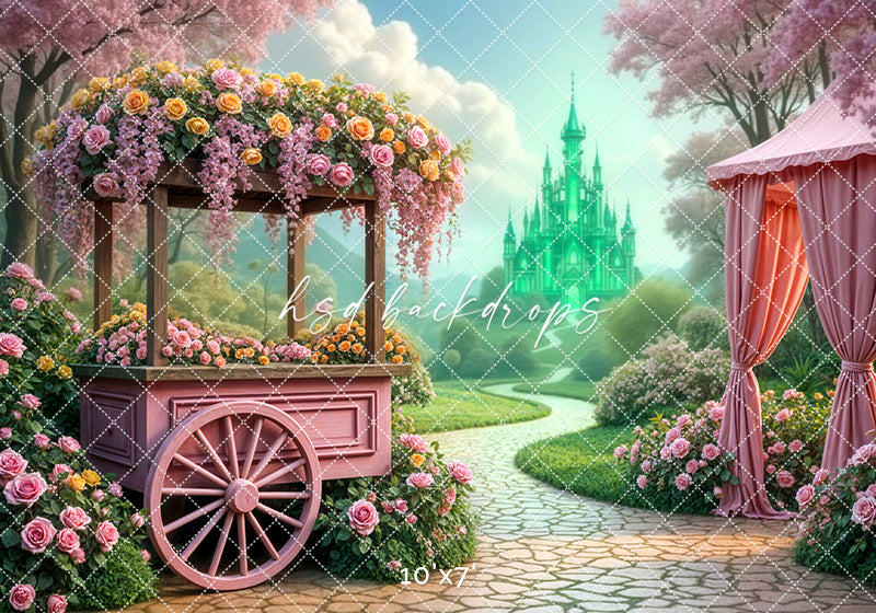 Emerald Enchantment Path – Storybook Photography Backdrop