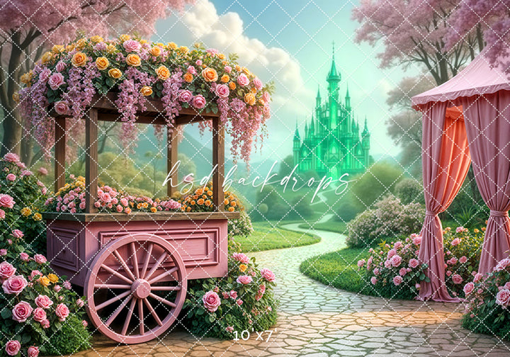 Emerald Enchantment Path – Storybook Photography Backdrop