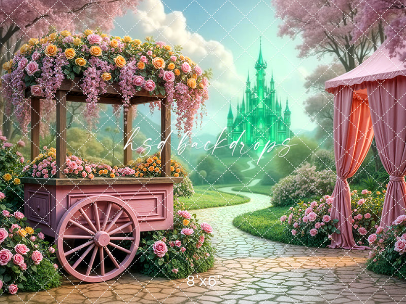 Emerald Enchantment Path – Storybook Photography Backdrop