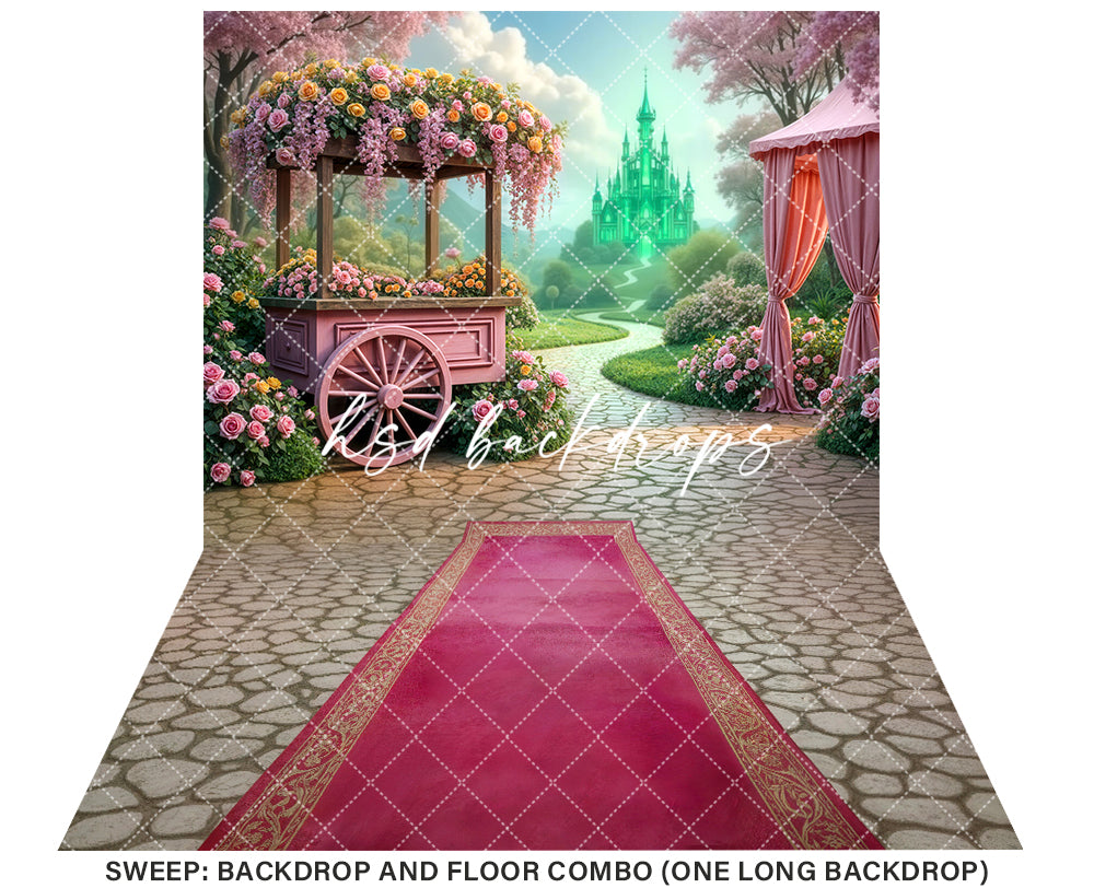 Emerald Enchantment Path – Storybook Photography Backdrop