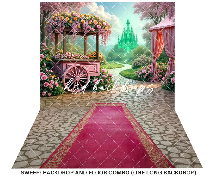 Emerald Enchantment Path – Storybook Photography Backdrop