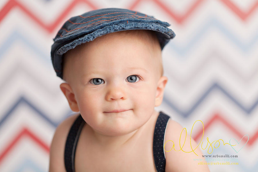 Nautical Chevron - HSD Photography Backdrops