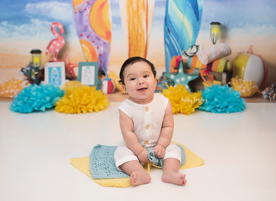 Just Beachy Set Up - HSD Photography Backdrops