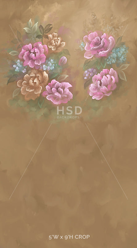 Cottage Rose - HSD Photography Backdrops