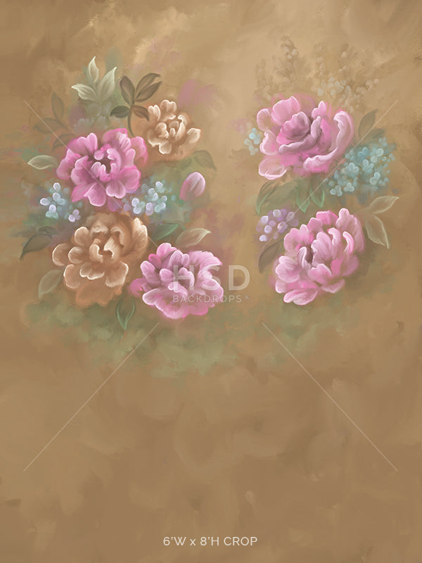 Cottage Rose - HSD Photography Backdrops