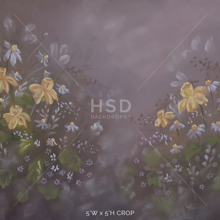 Fine Art Spring Floral Backdrop for Photography | Darling Daffodils