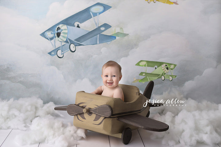 Vintage Airplanes - HSD Photography Backdrops