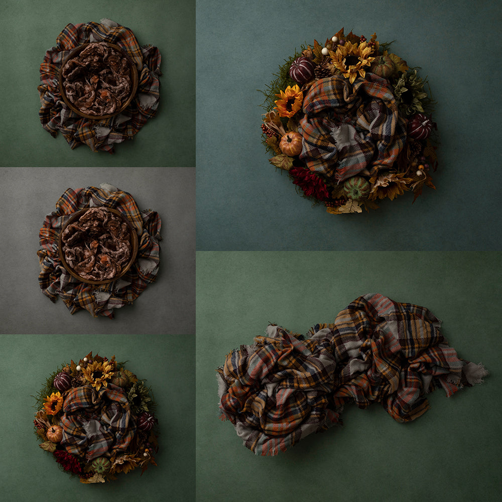 Autumn Plaid Collection | Digital - HSD Photography Backdrops