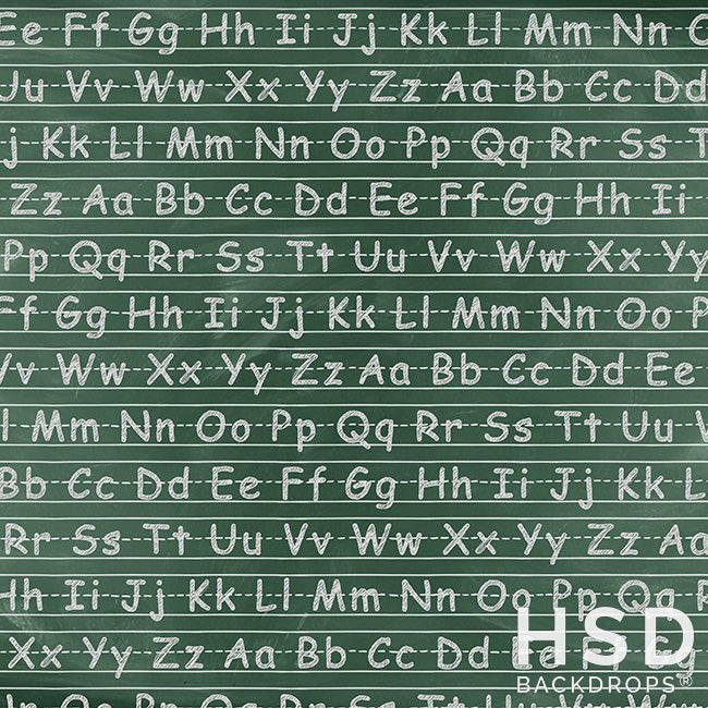 Back to School | Green Chalkboard - HSD Photography Backdrops
