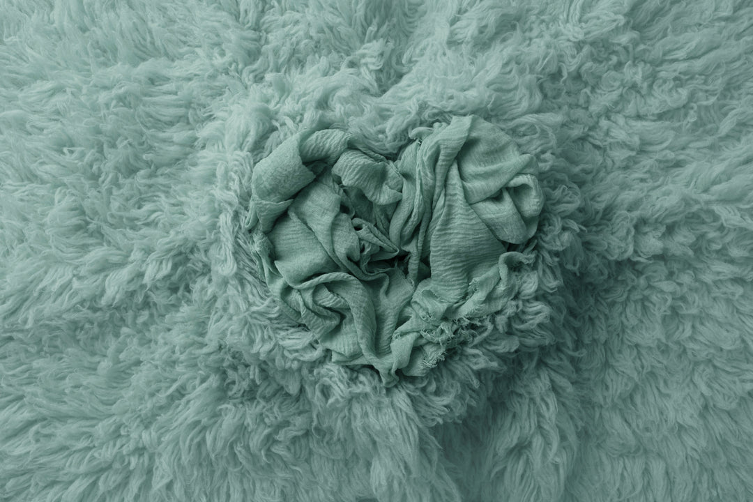 Newborn Digital Backdrop | Bunches of Love Teal - HSD Photography Backdrops