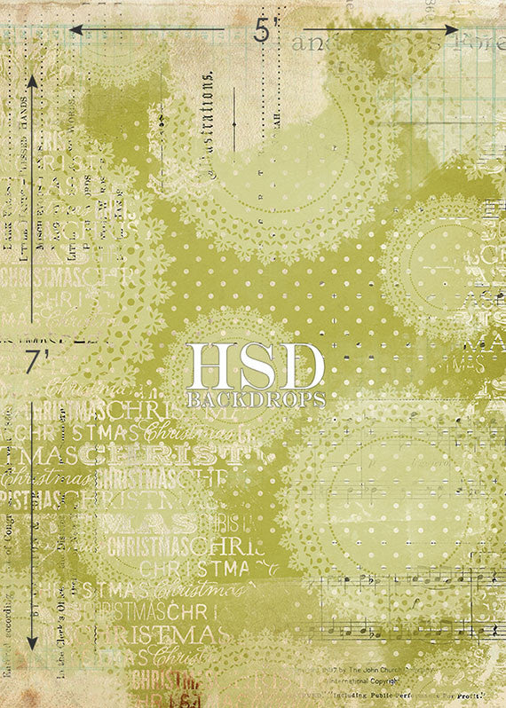 Christmas Doilies - HSD Photography Backdrops
