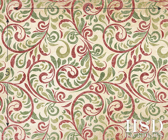 Holiday | Christmas Swirls - HSD Photography Backdrops
