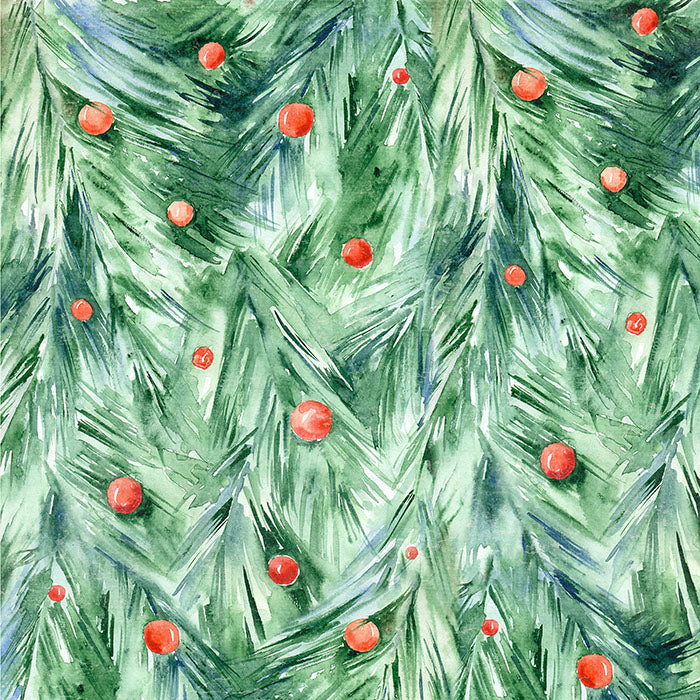 Watercolor Christmas - HSD Photography Backdrops