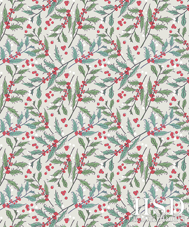 Berry Christmas - HSD Photography Backdrops
