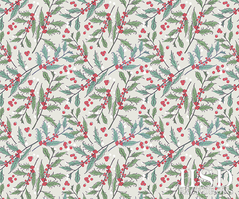 Berry Christmas - HSD Photography Backdrops