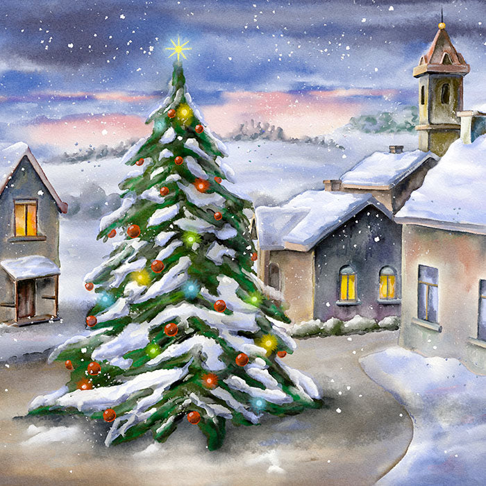 Christmas | Santa's Coming to Town - HSD Photography Backdrops
