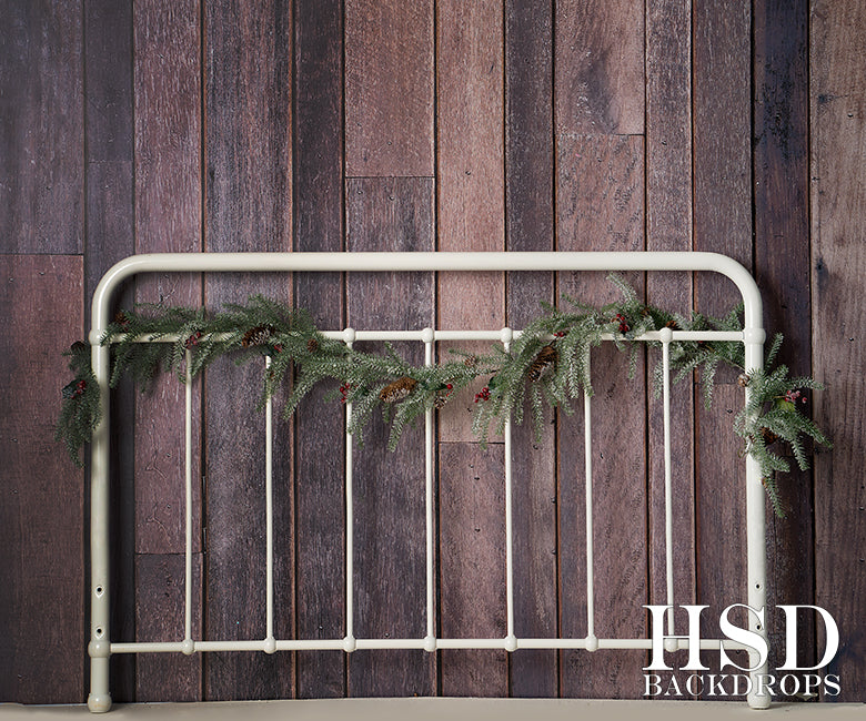 Christmas | Rustic Headboard - HSD Photography Backdrops