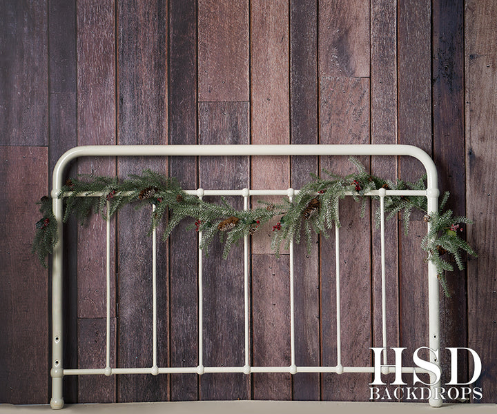 Christmas | Rustic Headboard - HSD Photography Backdrops